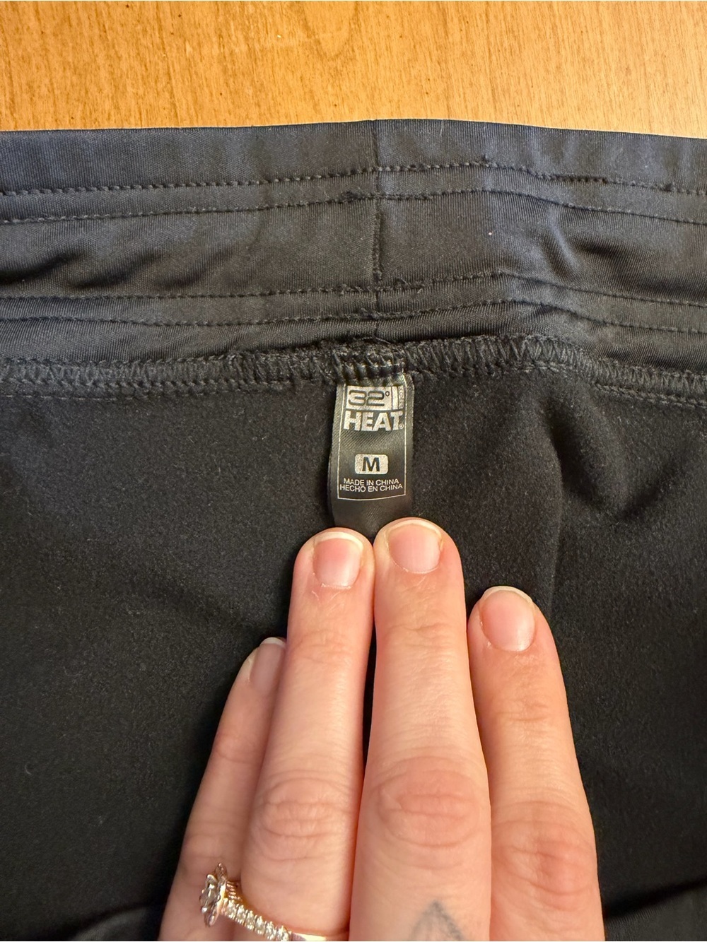 32 Degrees Black Women's Joggers - Picture 6 of 7